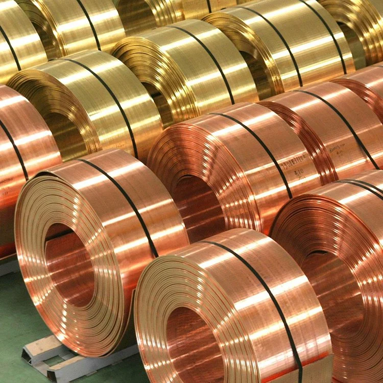 Copper Foil 0.1mm Copper Foil for Battery C11000 Cu-ETP Tu1 Copper Strip Copper Coil