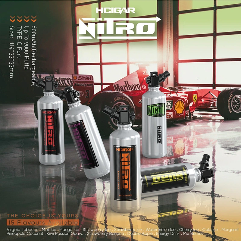 Akso Nitro 9000 Puff Zbood OEM ODM Vietnam 50mg Ti9000 Einweg Jugar Max QST böse E-Zigarette Stifte Einweg-Vape