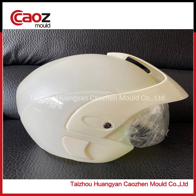 Plastic Helmet Injection Molding with Visor Side Clamp (CZ-1487)