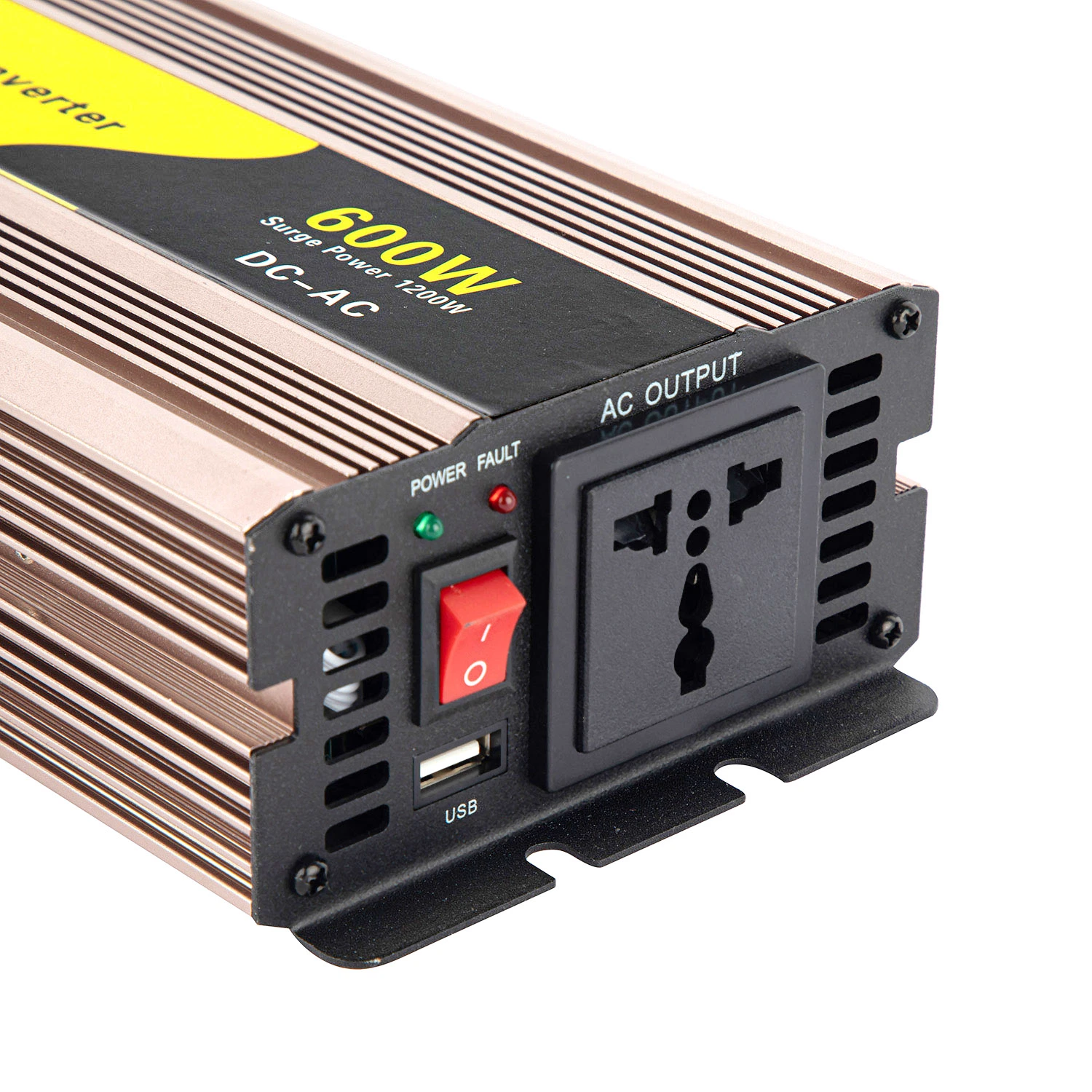 Intelligent 600W Pure Sine Wave 12/24V to 110V/120V/220V DC to AC Power Inverter with Top Quality