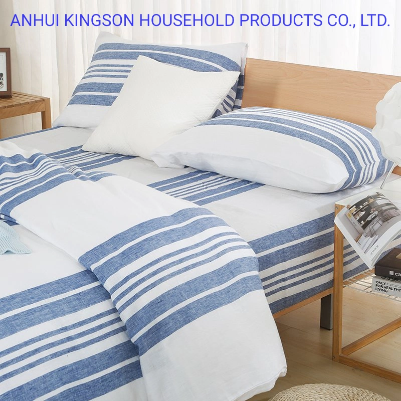 Quality Home Textile 100% French Linen Fabric for Duvet Covers and Bed Sheets Bedding Sets From China Manufacturers