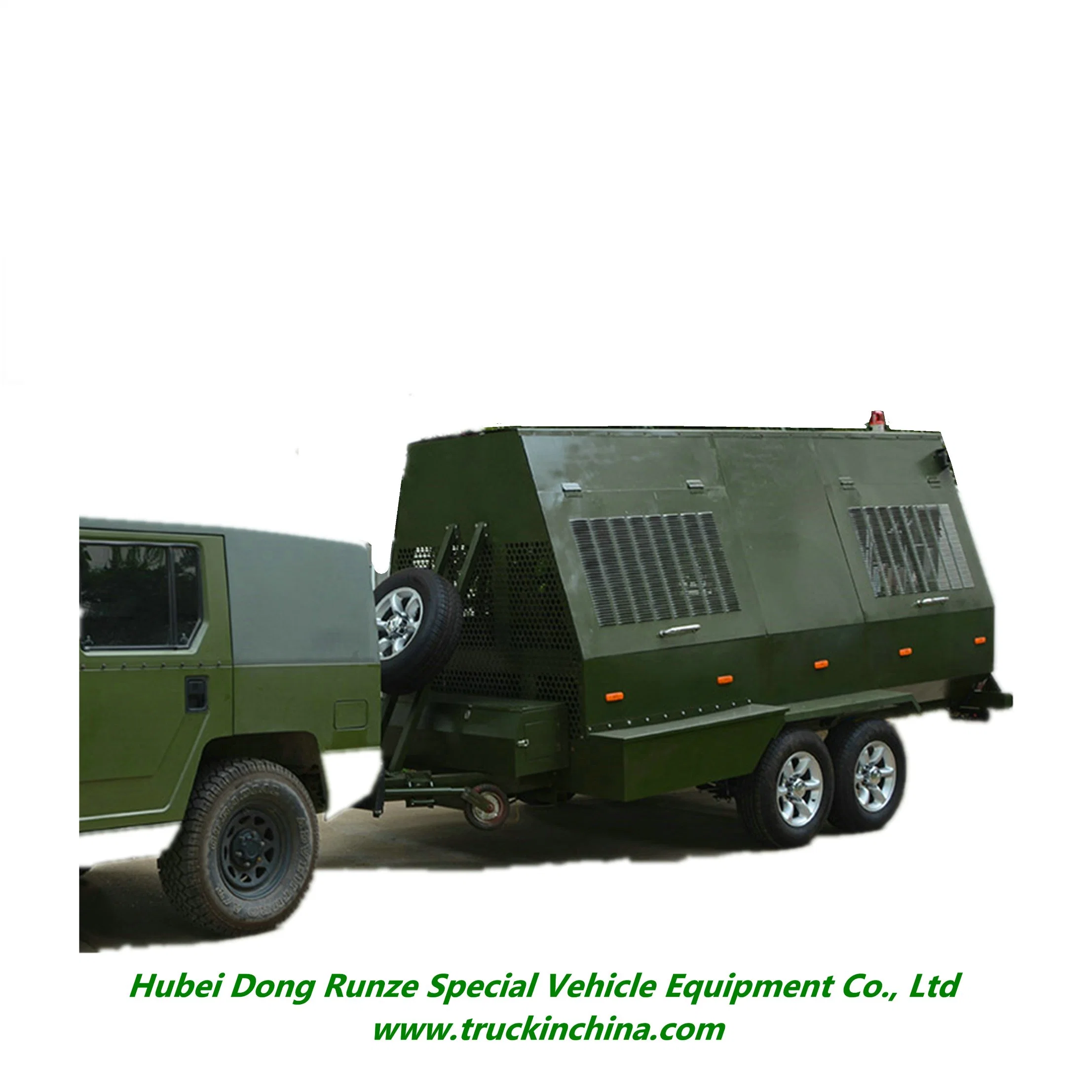 Mobile Security Barrier Trailer for Army Police Emergency Boundary Protection (Rapid Deployment Barrier Razor Wire Trailer)