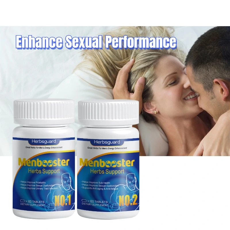 Factory Supplied OEM/ODM Herbal Dietary Supplement Support Men's Prostate Health Sexual Stamina Boost for Longer and Harder Eractions and Increased Libido