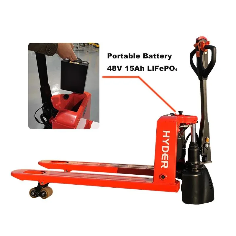 Más populares 1500kgs Walkie Electric Pallet Jack para la venta