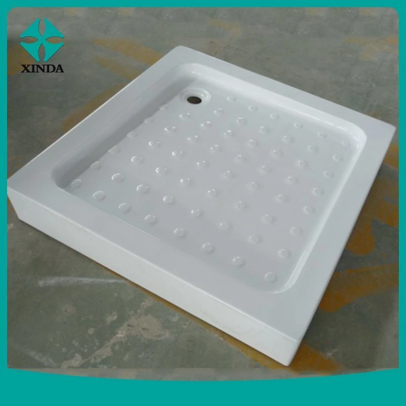 Custom Drain Optional Fiberglass Acrylic Caravan Modern Rectangle Shower Trays