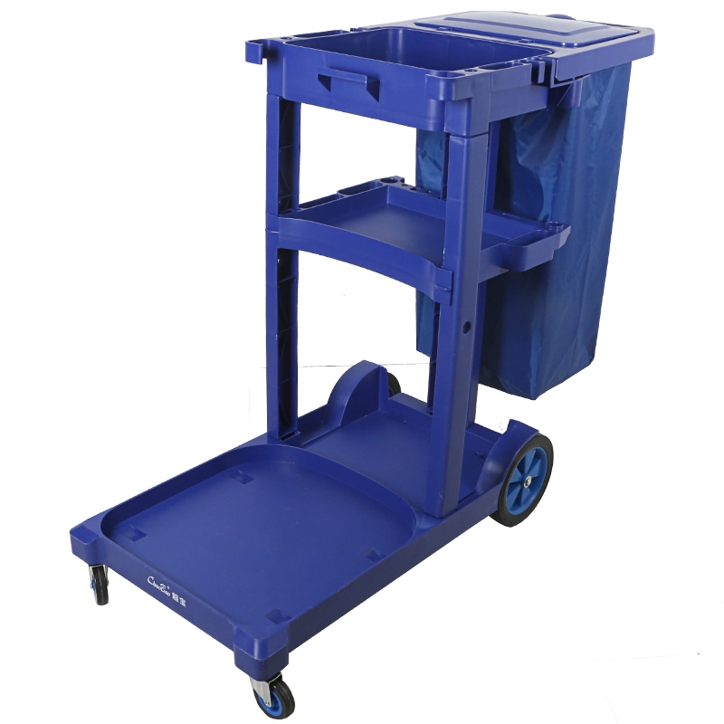 Plastic Service Cart Tool Cart Cleaning Equipment