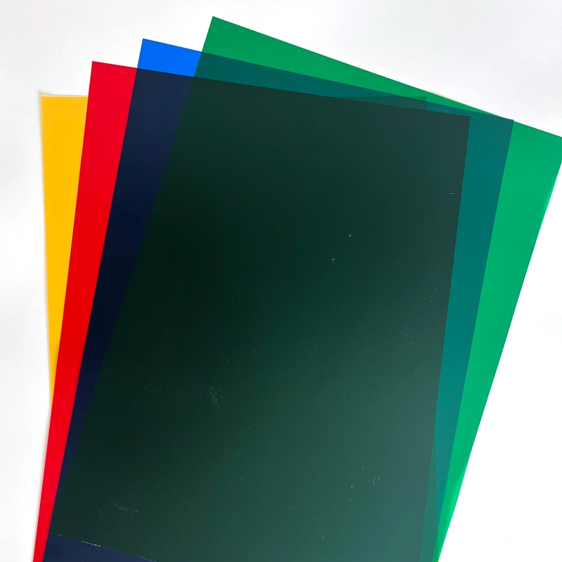 Hsqy Cheap Price Custom Color and Transparent Clear Book Binding Sheets A3 A4 Size PVC Sheet for Book Cover