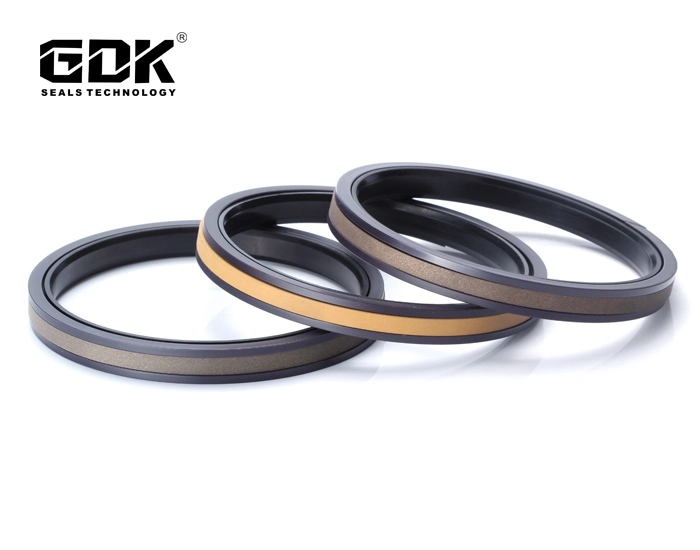 GDK Engineering Construction Machinery Excavator Hydraulic Cylinder Piston Seal Spgw Bronze PTFE Seal