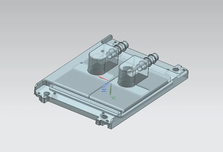 Fricción soldadura de agitación Auto Parts agua fría Plato