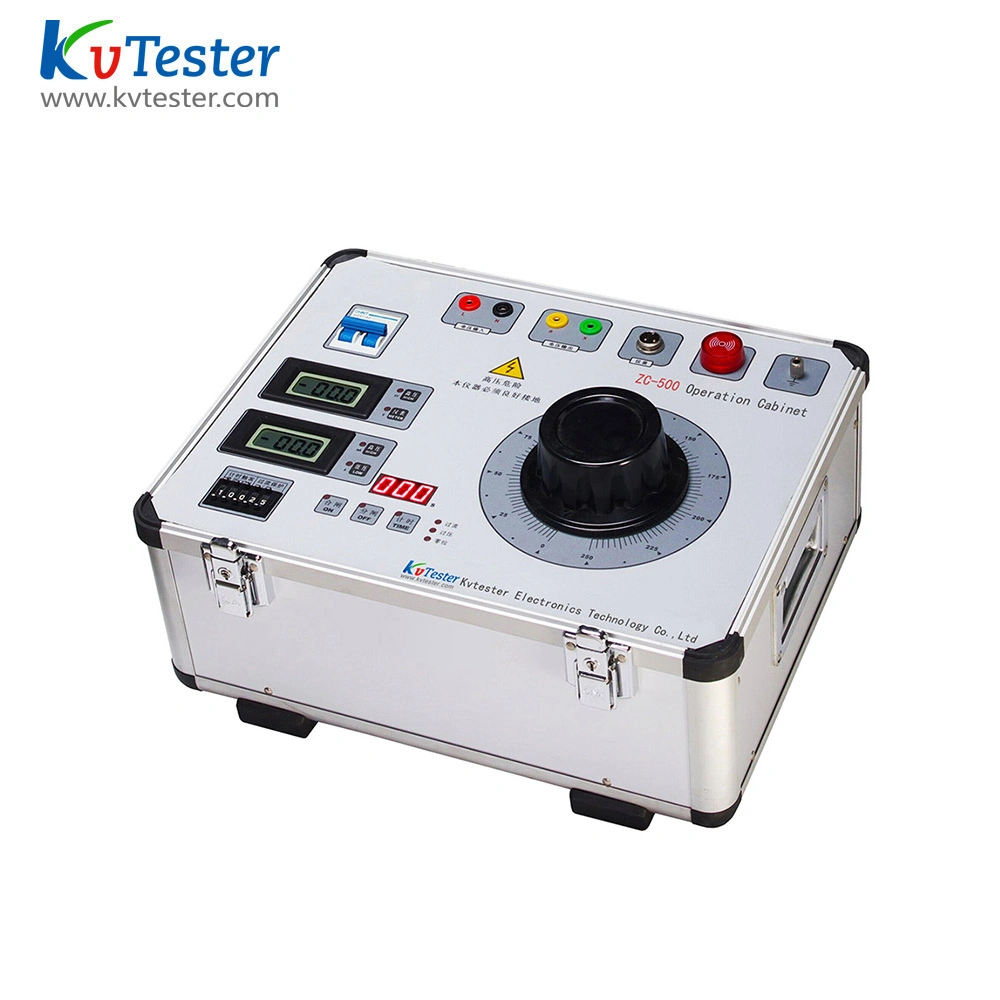 China Leading Manufacture Kvtester Supplied Power Electric Testing Instrument Transformer Tester Operation Cabinet