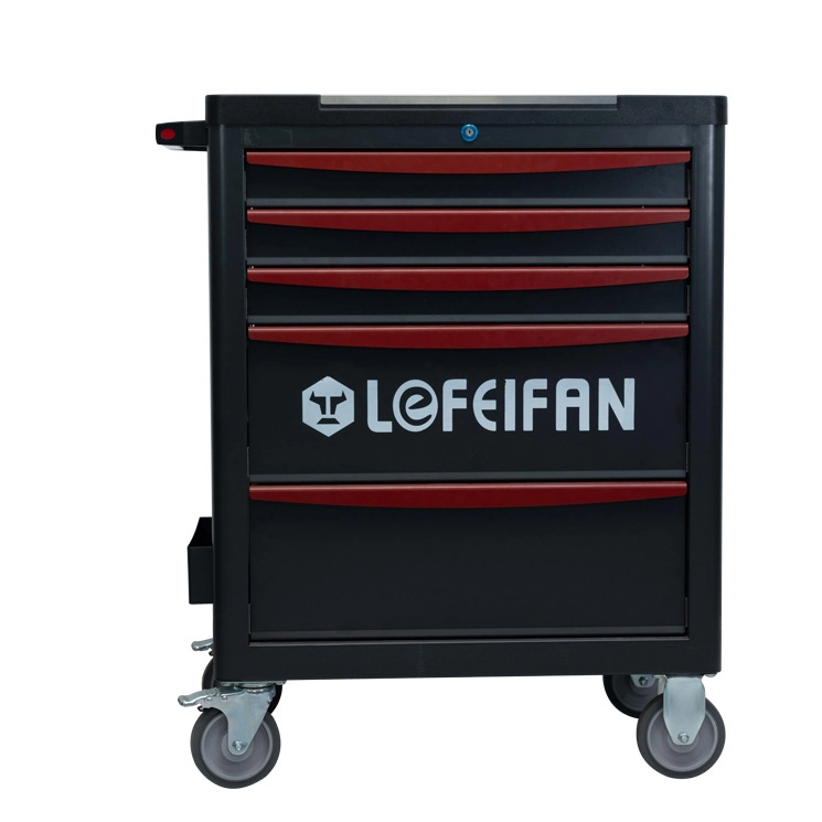 5 Drawers Can Be Moved Freely of Tool Cart with