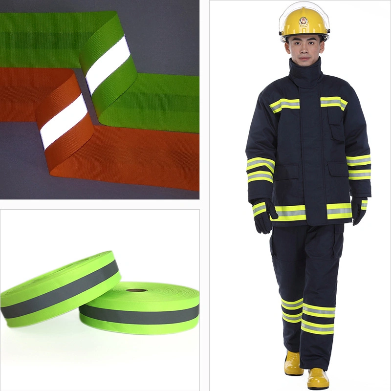 High Visibility 25mm Reflective Webbing Reflective Fabric Ribbon for Safety Garment