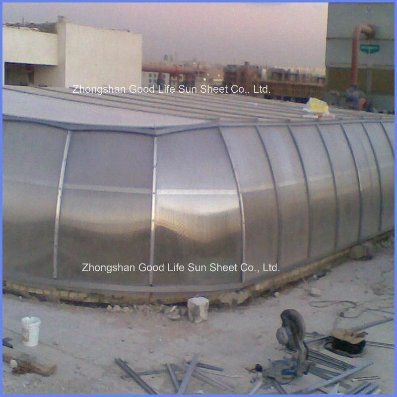 2.3*2.5m/1.5*2.3m Waterproof Eco-Friendly Anti-Static Double Wall Polycarbonate Hollow Sheet