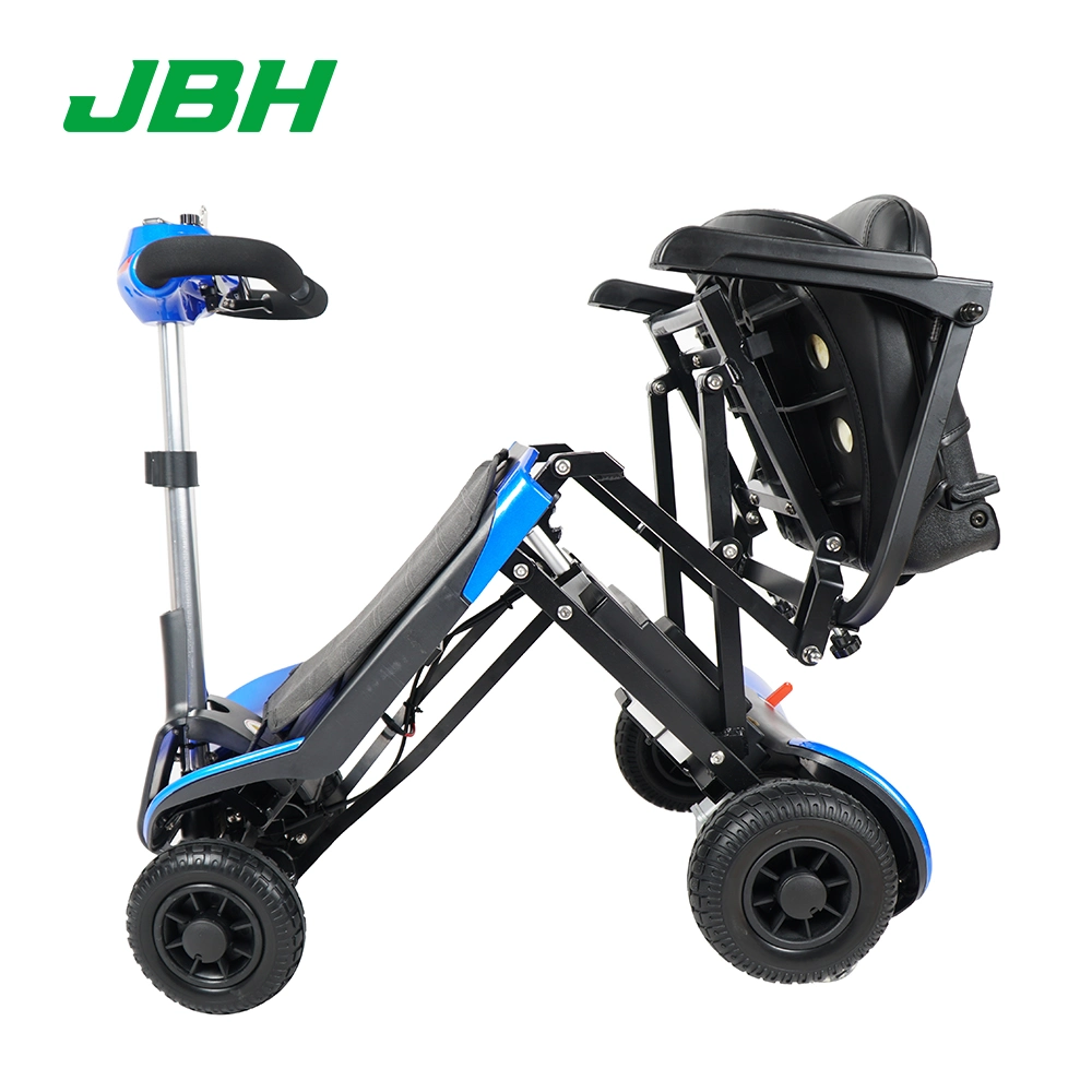 Jbh Factory Direct Selling Cheap Price Aluminium 4 Wheels Power Folding Electric Mobility Motor Scooter