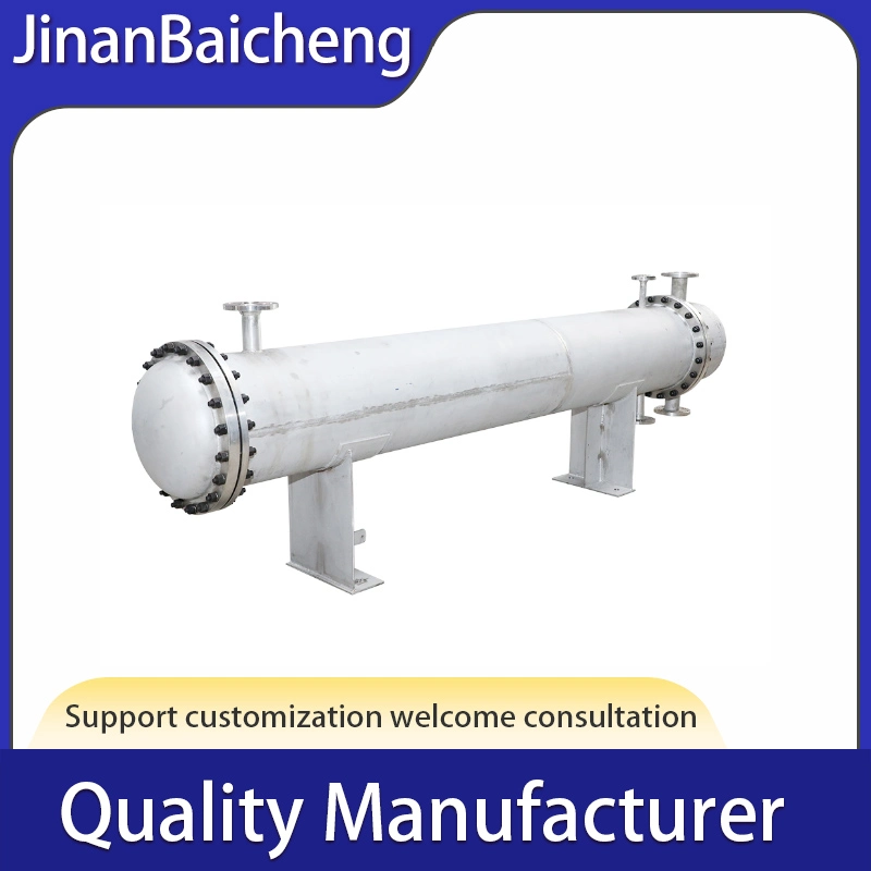 Intercambiador de calor personalizado de buena calidad en acero inoxidable y tubos Jnbc