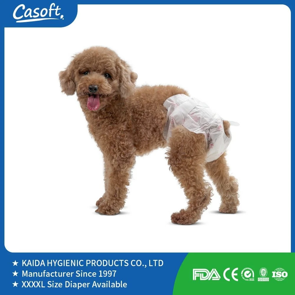 Wholesale/Supplier Disposable Super Absorbent Paper Wholesale/Supplier Comfortable Physiological Pet Diapers