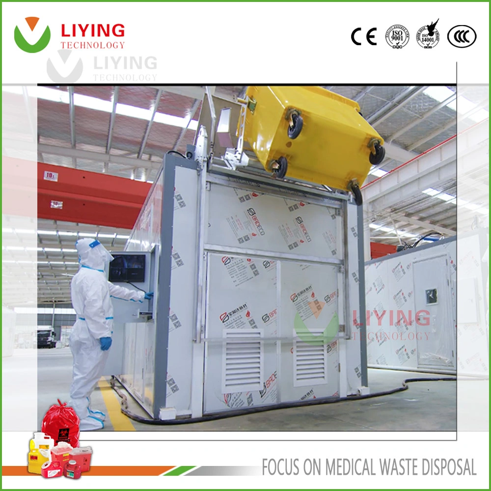 Microwave Treatment Equipment for Hospital/Clinic Medical Waste/Garbage Use