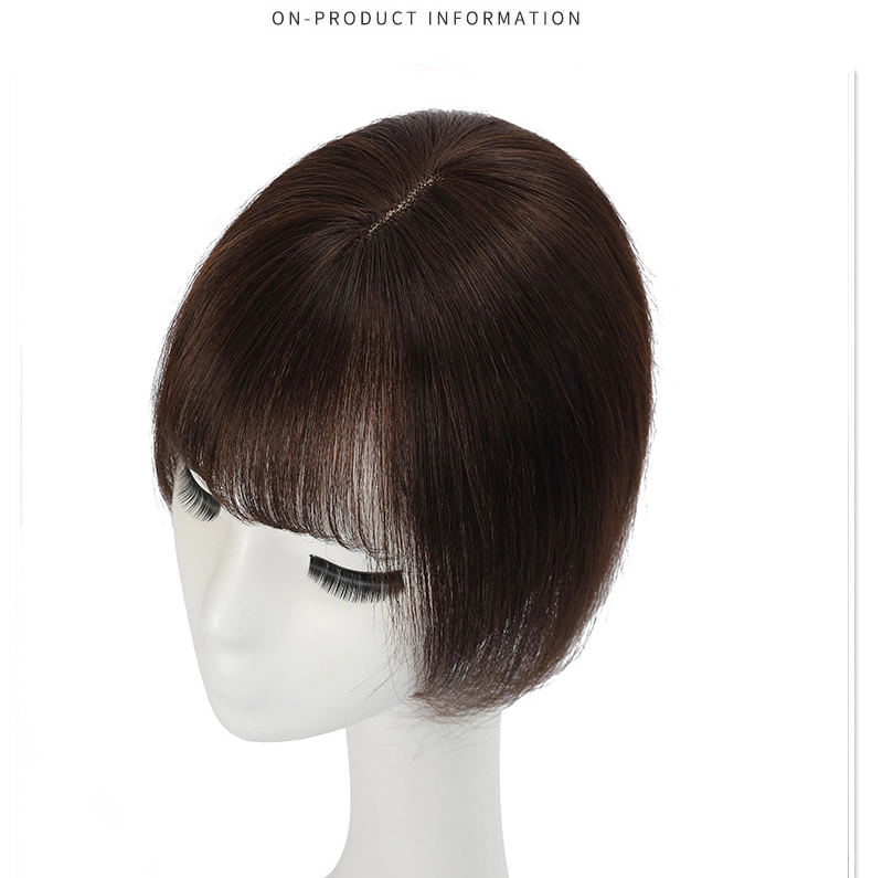 Processing Custom Big Bangs Top Hair Patch Human Hair Wig Piece