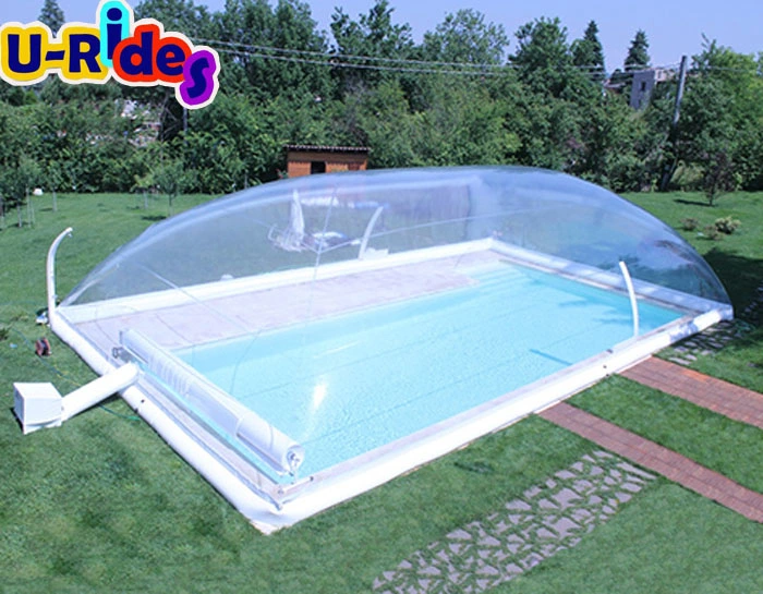 Maßgeschneiderte Pool Cover Transparent Luft Aufblasbare Schwimmbad Dome