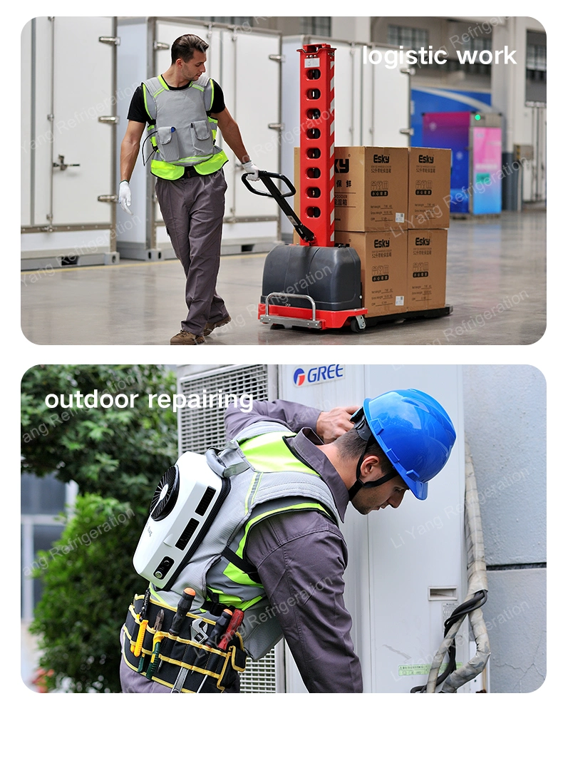 PPE Cooling Vest with Air Conditioning Mini Refrigeration System