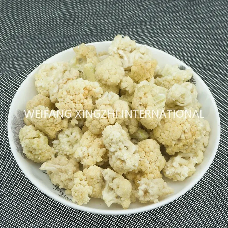 Crujiente de verduras snacks Alimentos saludables al vacío Brócoli frito VF Cauliflower