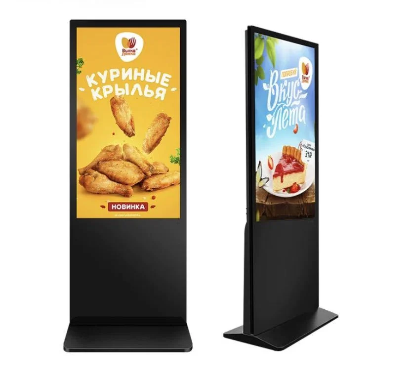 P4 Indoor/Outdoor Full Color Slim Poster LED Digital Floor Stand Video Wall Display Signage Screen Wholesale/Supplier Advertising Board