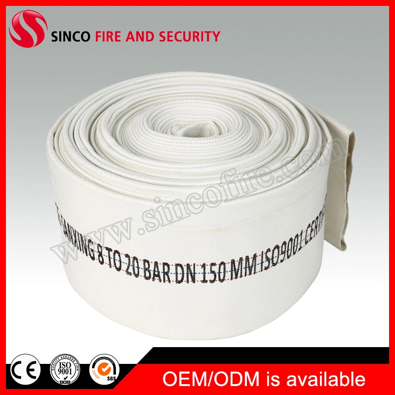 100mm Rubber/PVC Lay-Flat Resistant Fire Hose, Flexible PVC Lined Fire Hose Manufacturer