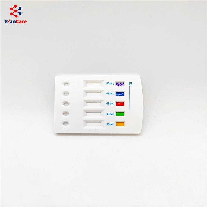 HBV Hepatitis Test Kits 2022 at Home Use Famous Brand High Accuracy Hepatitis B Virus 1 Step HBV 5 in 1 Rapid Testing Kit Rapid Test Panel