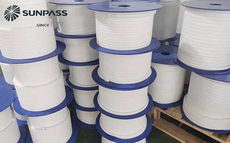 Pure Expanded PTFE Gland Packing with Oil Lubricant Sealing Gasket