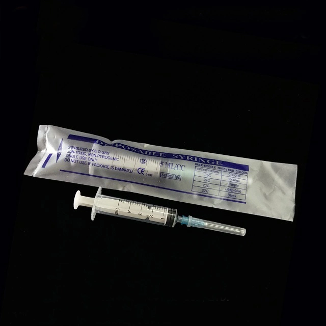 Medical Disposable Tuberculin with Needle Syringe