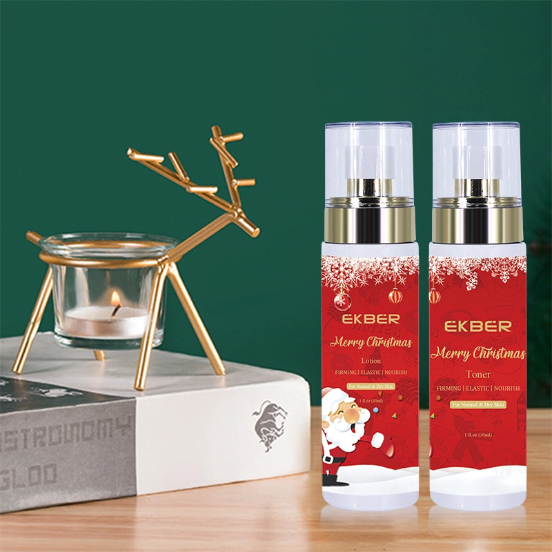 Customize Formula Luxury Sensitive Acne Treatment for Christmas Gift Face Toner Serum Brightening Whitening Skin Care Set (New)