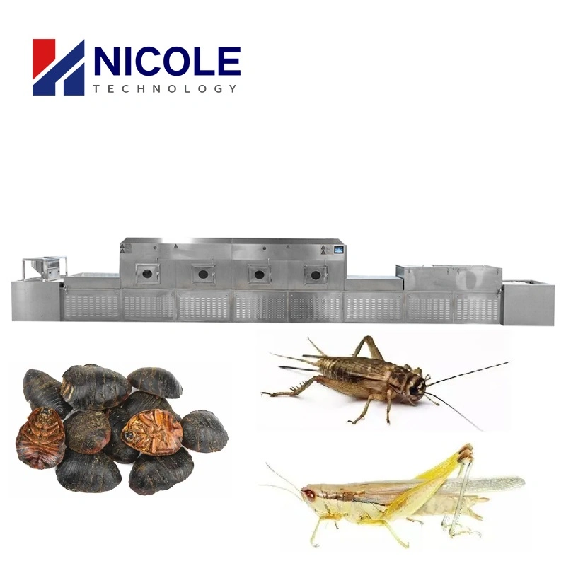 Insects Microwave Dryer Industrial Insect Oven Microwave Drying Machine