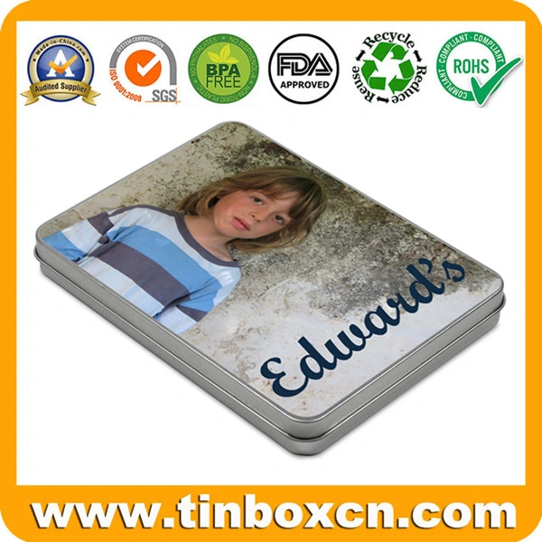 Personalized Customized Photo Pencil Box Tin Case Metal Pencil Tins