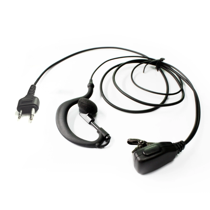 Factory Price G Shape Ear Plug Hook Hanger 2 Way Radio Earphone