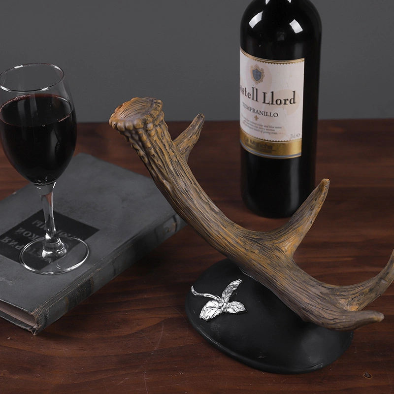 Custom Wine Bottle Holder Antler Wine Holder Christmas Wine Bottle Holders