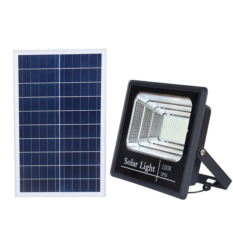 Solar Flood Light Outdoor Products LED Light-IP65 Solar Light, LED Lamp with Remote Control Solar System Energy Saving Light 5000mA*1 LED Lamp Solar Lamp