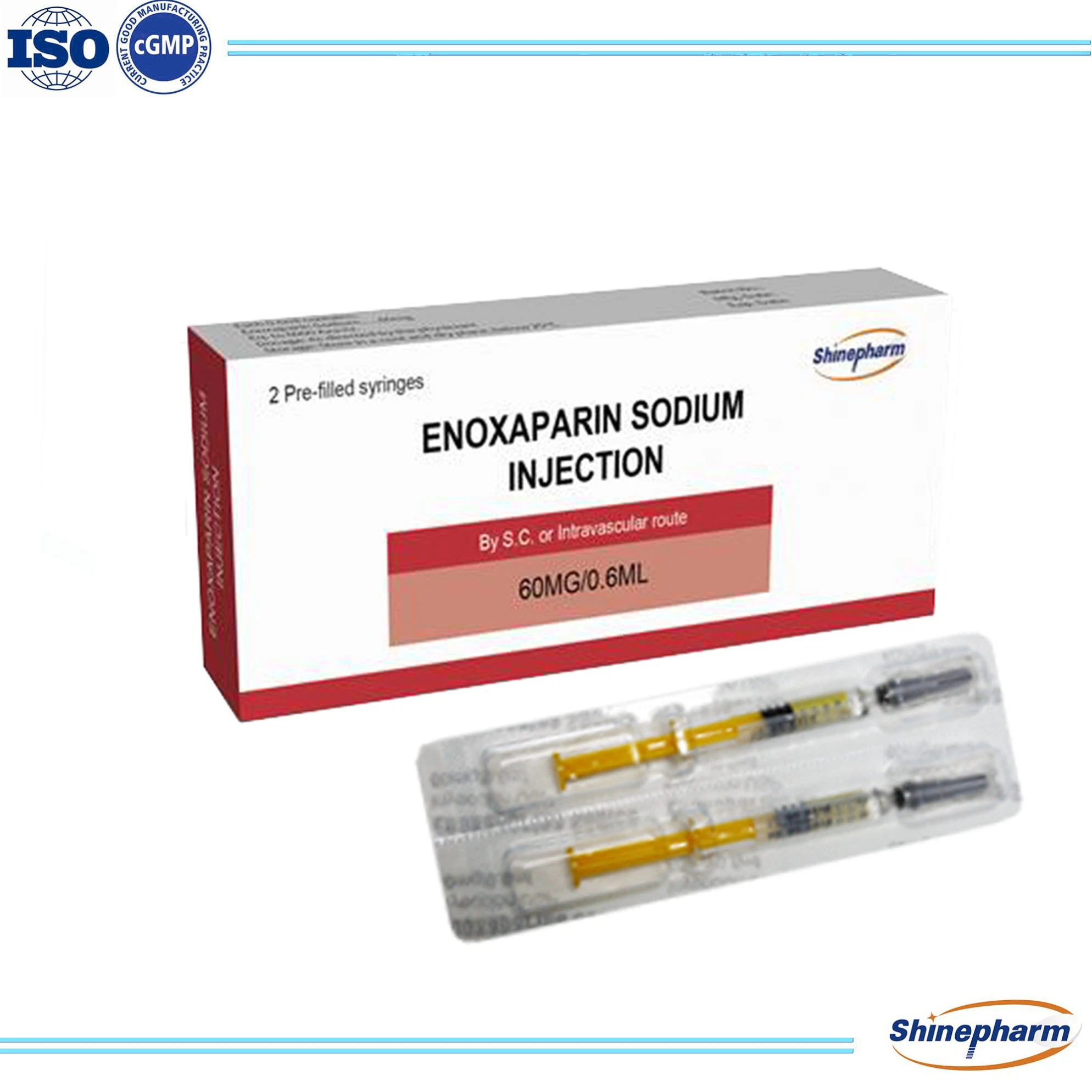 40mg/0,4ml 2's/Box enoxaparina Sodio inyectable