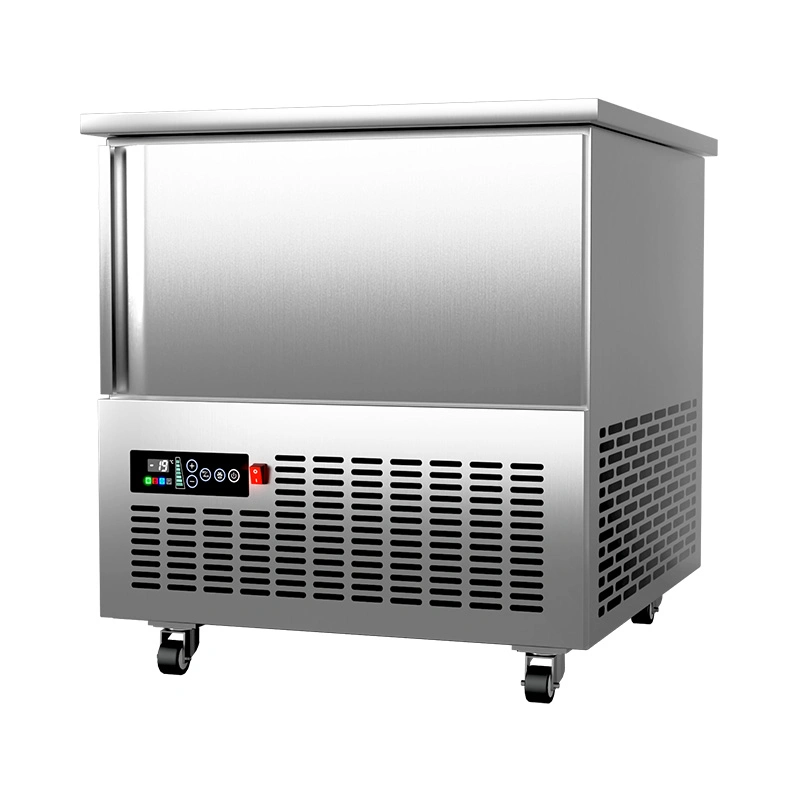 Kommerzielle 80L 3 Tray Instant Flash Freezer Maschine schnell schnell Schockluftstoß Frozen Chiller Gefrierschrank für Gelato