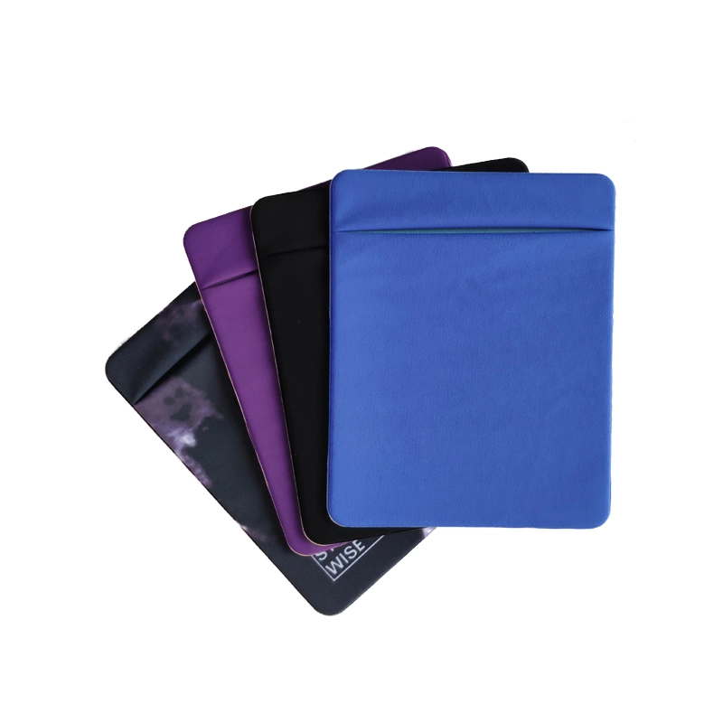 New Product Custom Logo Laptop Microfiber Storage Bag Promotion Item Laptop Earphone Bag Card Wallet