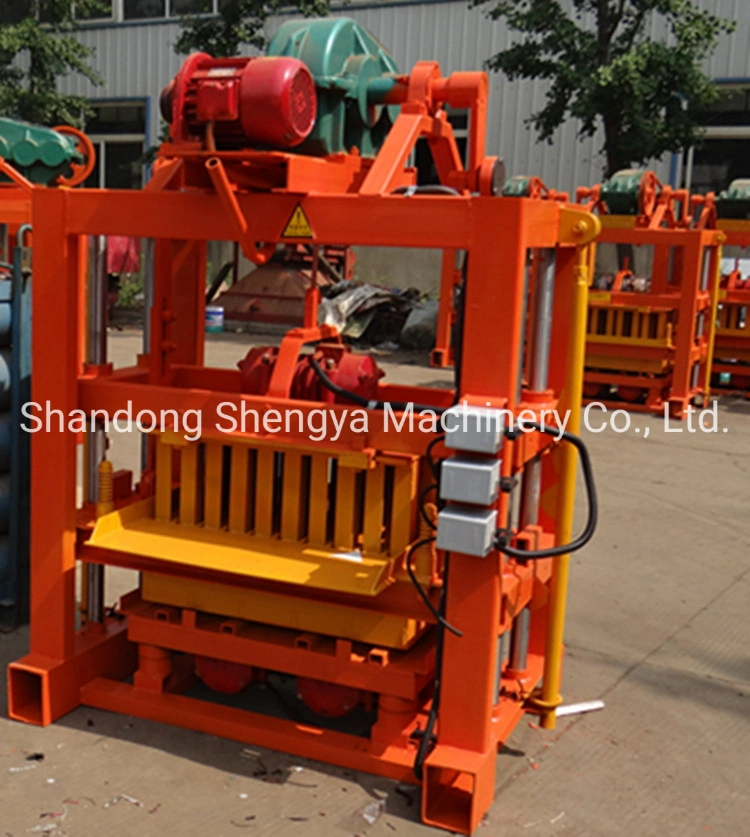 Qtj4-40b Interlock Brick Block Mould Machine Prices