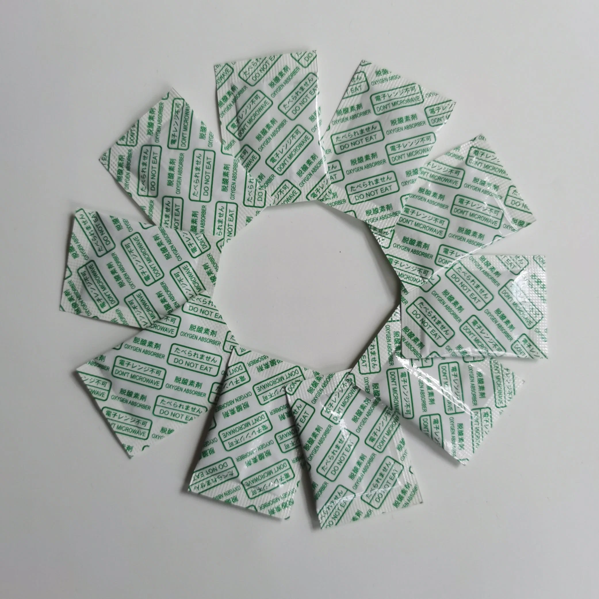 DMF Free Iron Based OA Oxygen Absorber for Dried Fruits Storage (20CC~2000CC)