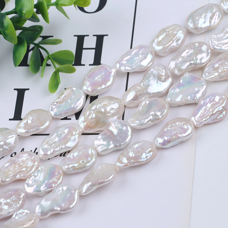 Wholesale/Supplier 16-19mm White Baroque Pearl for Jewelry Making