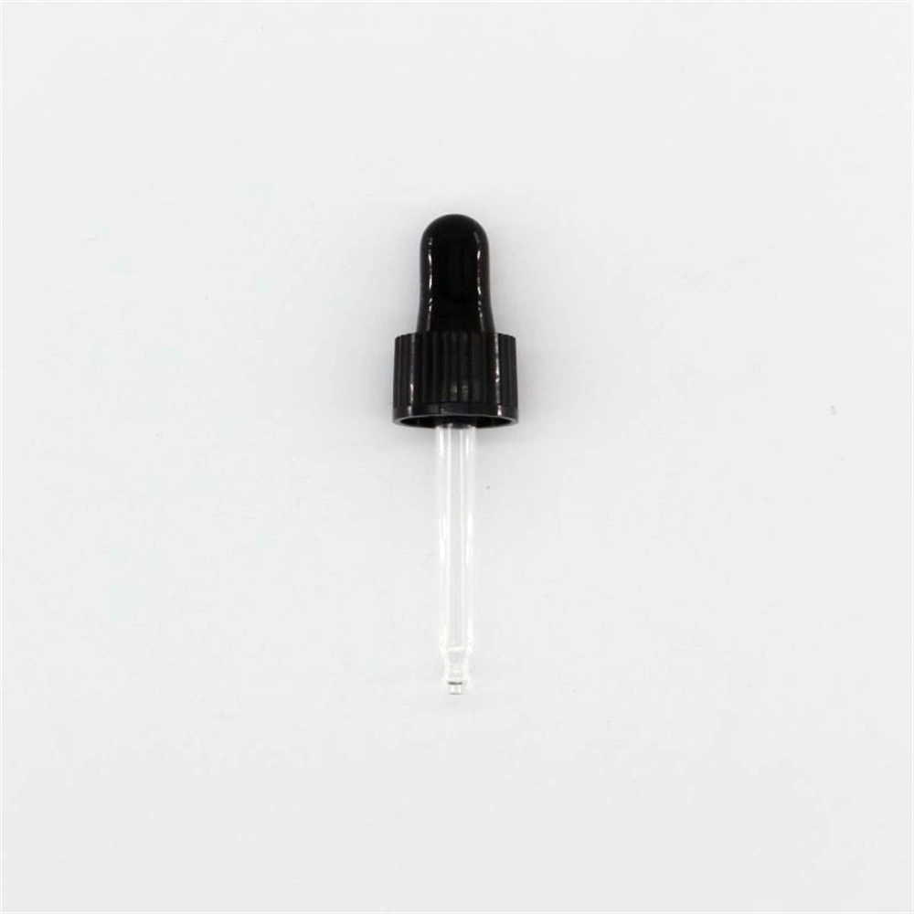 Direct Supply 18/410 Full Plastic Dropper with Cover, Glass Dropper, Rubber Head Dropper Three-Piece Set, Regular Style