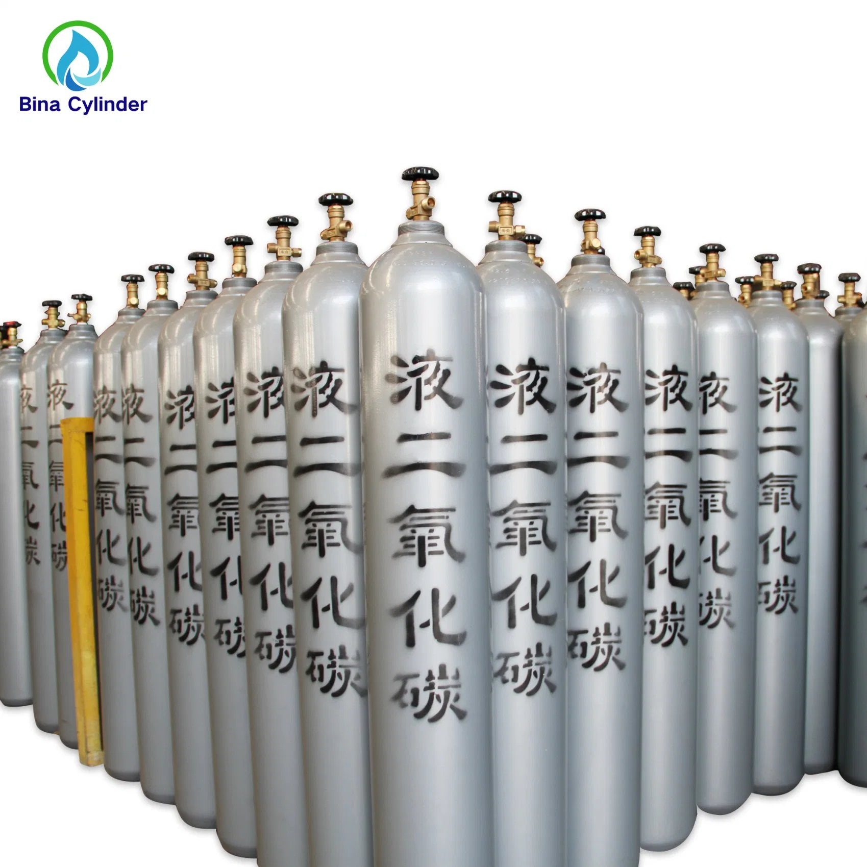 Custom Steel Empty Gas High Pressure Gas Cylinders 40L Medical Oxygen Cylinder