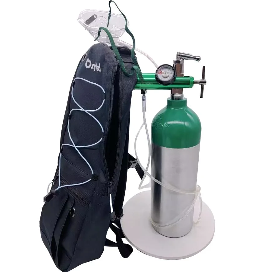 Portable DOT3al Un ISO7866 Medical Oxygen Tank High Pressure Empty Aluminum Gas Cylinder