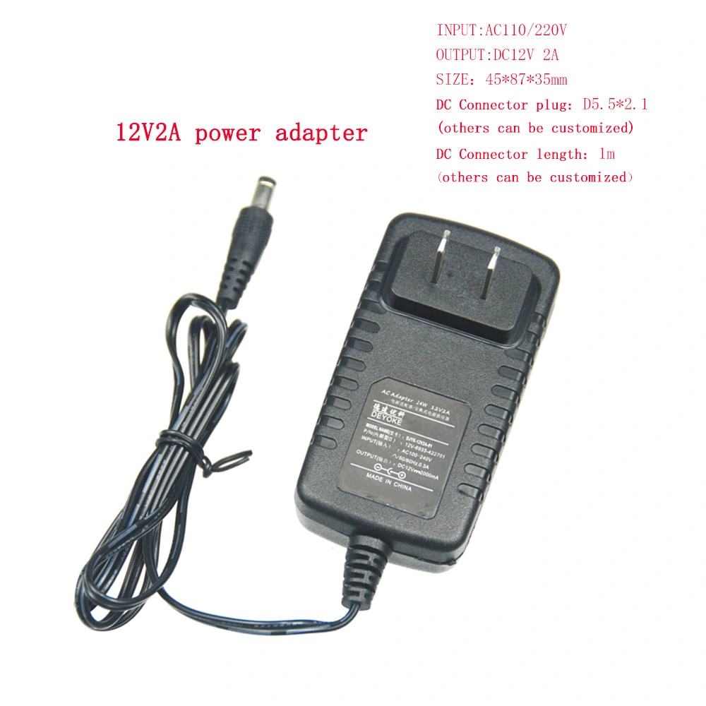 EU Us UK Au Wall Charger 12V0.5A 1A 2A 3A 5A 6A Switching Power Adapter for LED CCTV 07