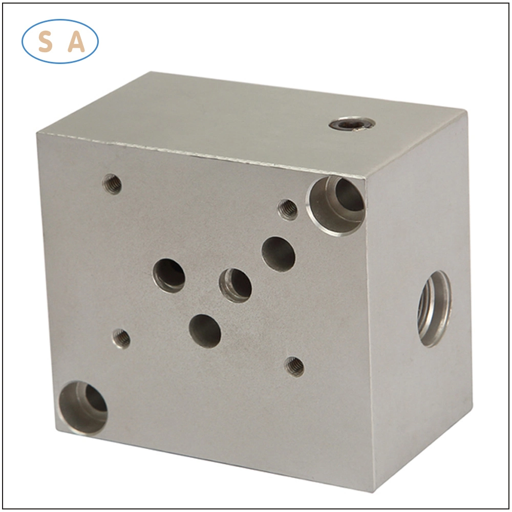 Customized CNC Machining Hydraulic Manifold Relief Integrated Valve Block for Truck Machine