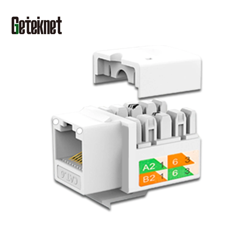 Toolless Gcabling Shield FTP Cat5e CAT6 CAT6Metal el blindaje de pasar el canal y metálicos de la prueba de enlace de 5 años OEM/ODM Cn; Guakeystonejack