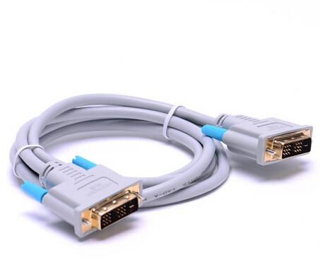 Gold Plated DVI 24+1 Pin Connector Cable TV Monitor Computer Cables