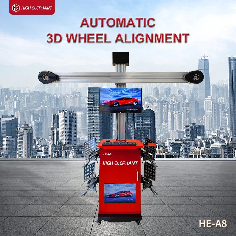 Máquina de alineador popular / alineación de ruedas 3D / coche de cuatro postes Usar ascensor con máquina de alineación para garaje